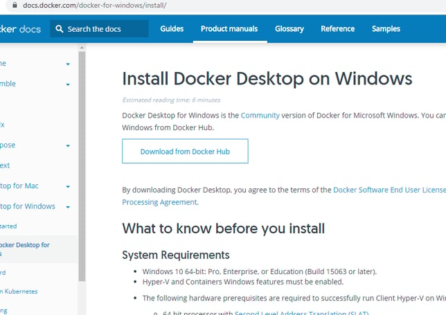 windows for Docker